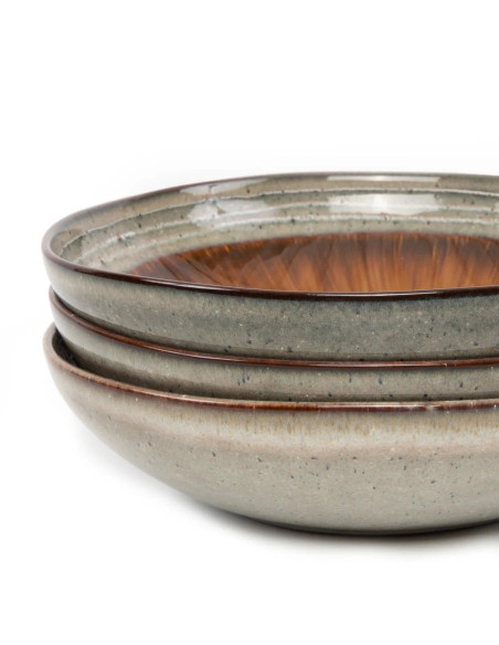 L'assiette à pâtes Comporta - L - Lot de 4