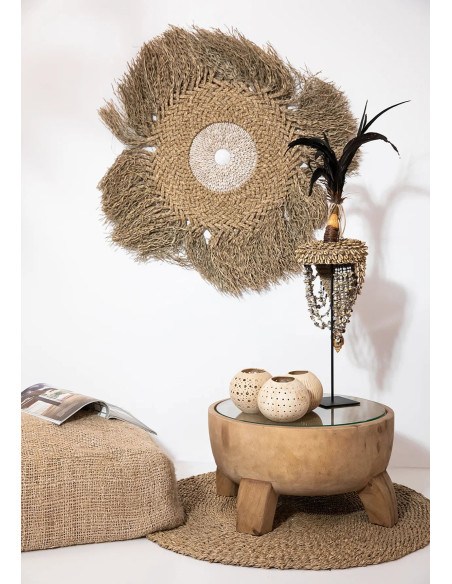 Le tapis du fleuve Mékong - Naturel - 90 Le tapis du fleuve Mékong - Naturel - 90