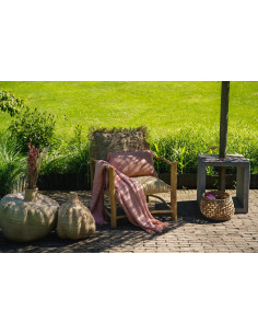 Plaid S'il vous Plaid -Rose saumon 2