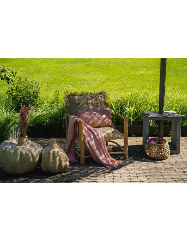 Plaid S'il vous Plaid -Rose saumon