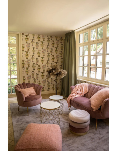 Plaid S'il vous Plaid -Rose saumon