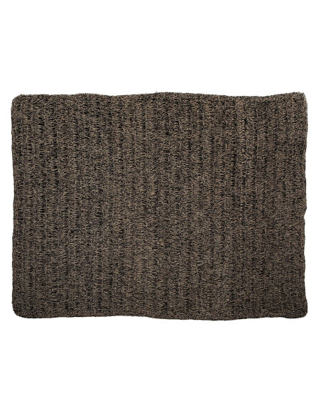 Le tapis en seagrass - Naturel Noir - 200x300
