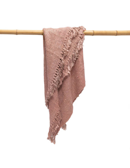 Plaid S'il vous Plaid -Rose saumon