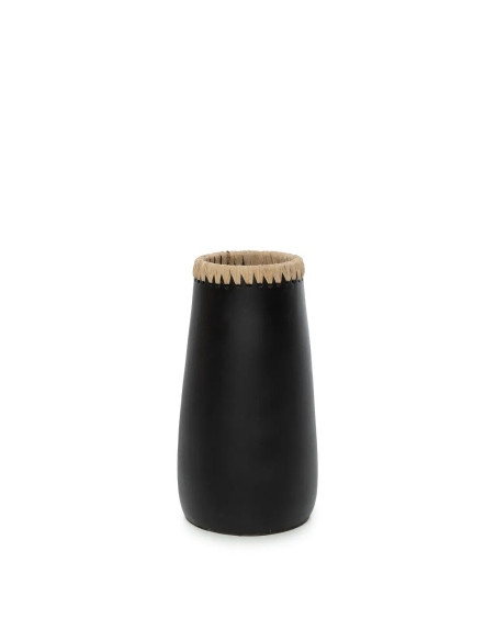 Vase Sneaky - Noir Naturel - M Vase Sneaky - Noir Naturel - M