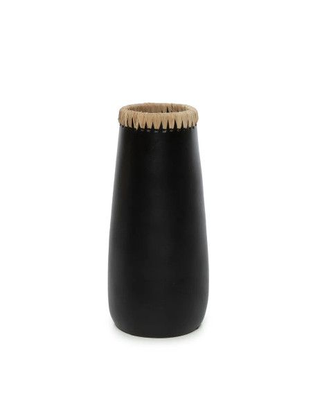 Vase Sneaky - Noir Naturel - L Vase Sneaky - Noir Naturel - L