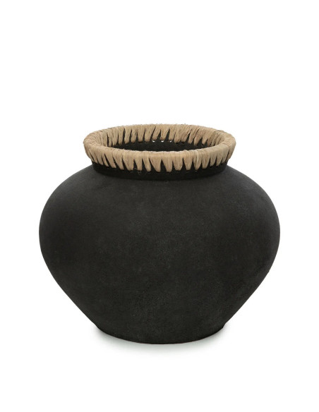 Vase Styly - Noir Naturel - L Vase Styly - Noir Naturel - L