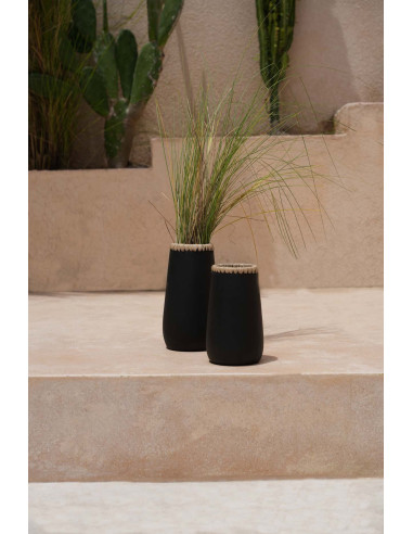 Vase Sneaky - Noir Naturel - S
