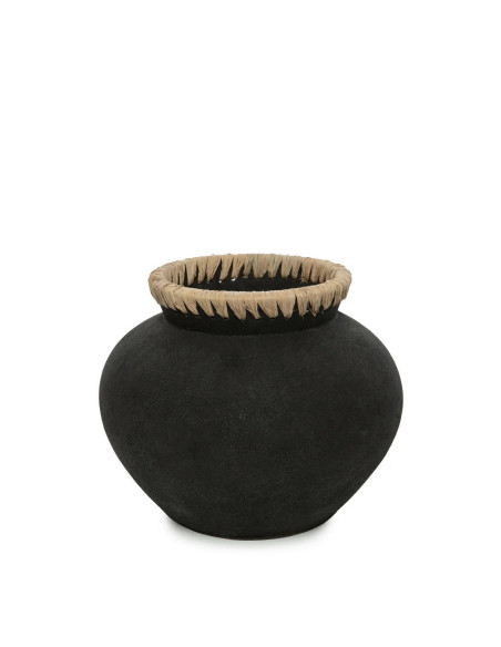 Vase Styly - Noir Naturel - M Vase Styly - Noir Naturel - M