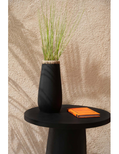 Vase Sneaky - Noir Naturel - L