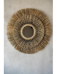 De Havana Spiegel - Naturel Zwart - L  2