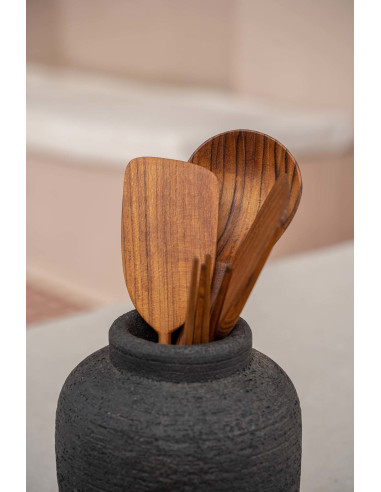 Vase Peaky - noir - S