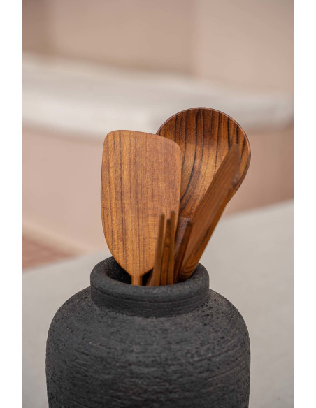 Vase Peaky - noir - S