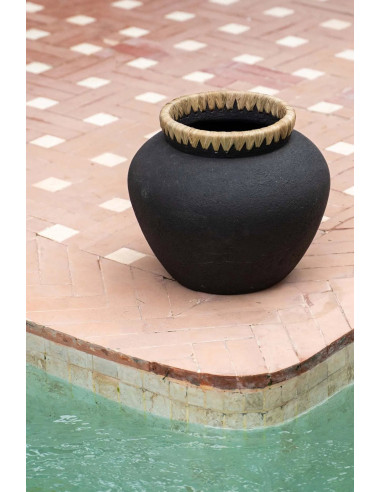 Vase Styly - Noir Naturel - L