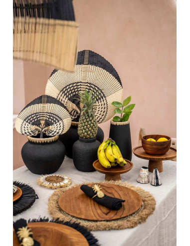 Vase Styly - Noir Naturel - M