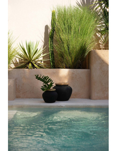 Vase Styly - Noir Naturel - L