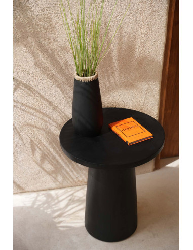 Table d'appoint Timber Conic - Noir - 50