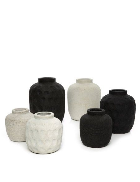 Vase Peaky - noir - S