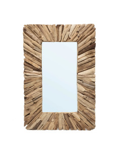 Miroir bois flotté - Naturel - M