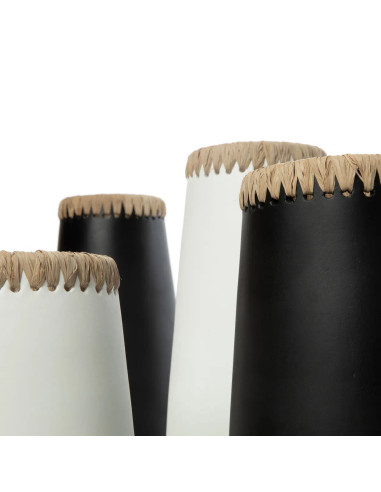 Vase Sneaky - Noir Naturel - L