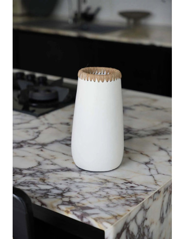 Vase Sneaky - Blanc Naturel - M