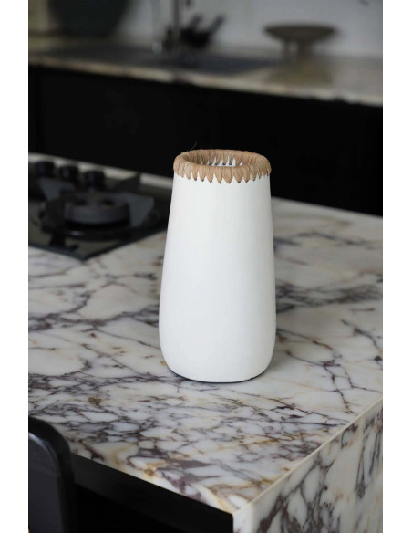 Vase Sneaky - Blanc Naturel - M Vase Sneaky - Blanc Naturel - M
