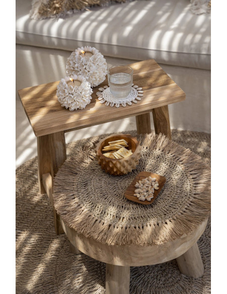 Set de Table Crochet Raffia- Naturel