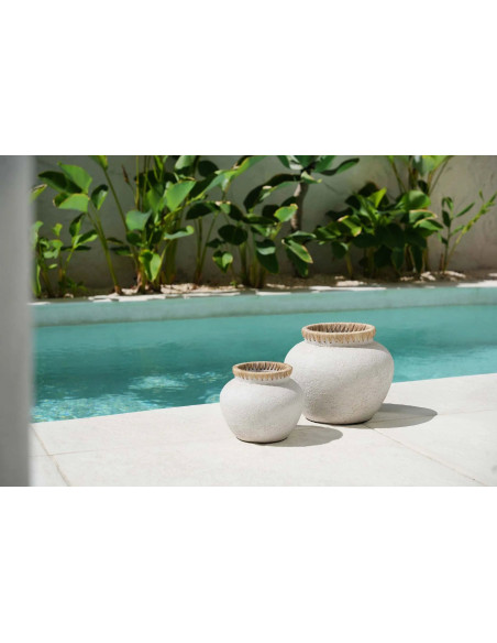 Vase Styly - Beton Naturel - L Vase Styly - Beton Naturel - L