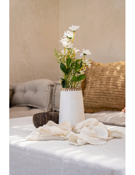 Vase Sneaky - Blanc Naturel - M Vase Sneaky - Blanc Naturel - M