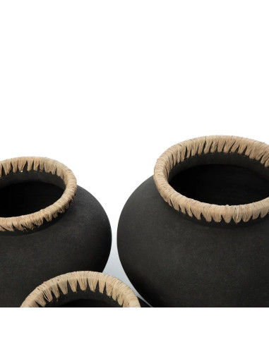 Vase Styly - Noir Naturel - S