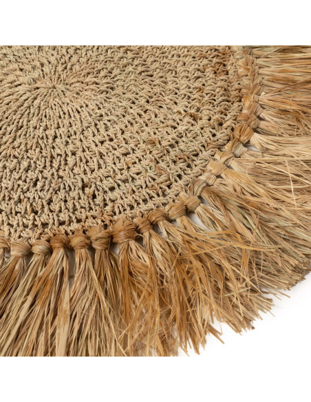 Set de Table Crochet Raffia- Naturel