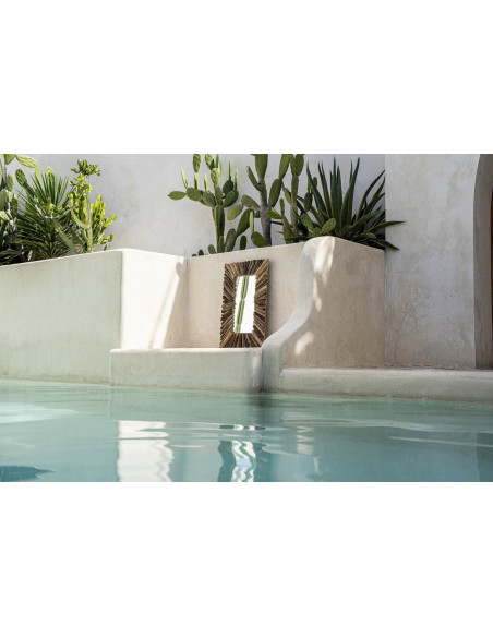 Miroir bois flotté - Naturel - M Miroir bois flotté - Naturel - M