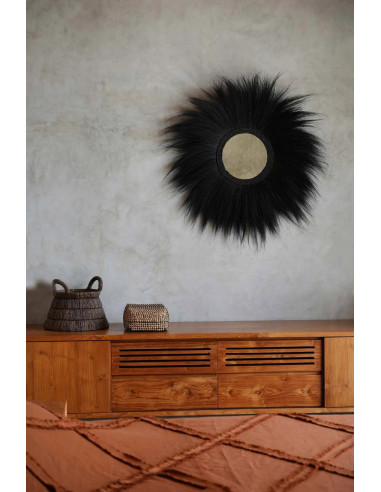 Miroir Simba - Noir - L