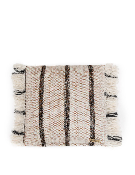 Housse de coussin Oh My Gee - Bohémien Blanc - 40x40