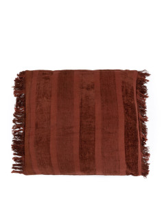 Housse de coussin Oh My Gee - Velours bordeaux - 60x60