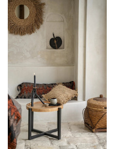 Housse de coussin De Oh My Gee - Noir Orange - 35x100 2