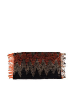 Housse de coussin De Oh My Gee - Noir Orange - 30x50