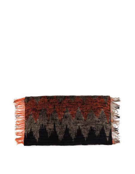 Housse de coussin De Oh My Gee - Noir Orange - 30x50