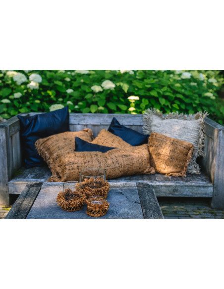 Housse de coussin Oh My Gee - Cannelle Noir - 35x100