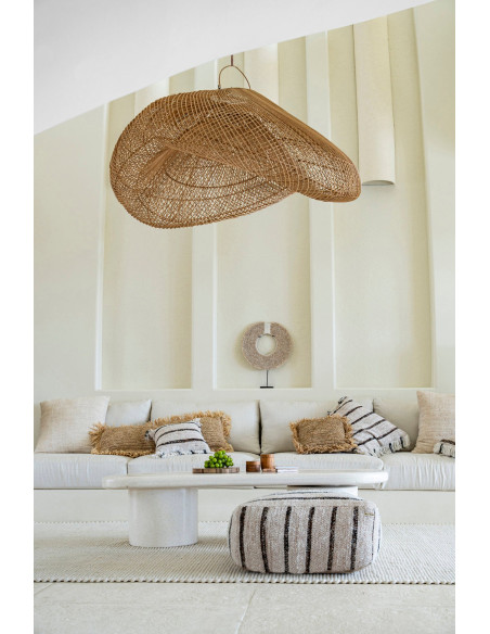 Housse de coussin Oh My Gee - Bohémien Blanc - 40x40