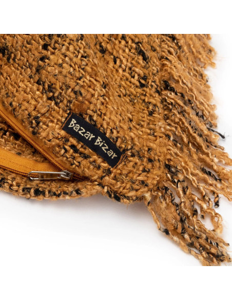 Housse de coussin Oh My Gee - Cannelle Noir - 60x60