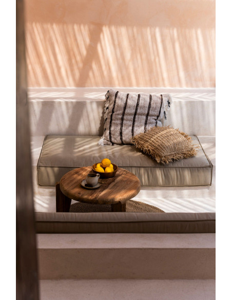 Housse de coussin Oh My Gee - Bohémien Blanc - 60x60