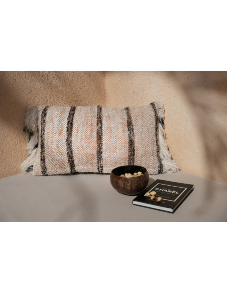 Housse de coussin Oh My Gee - Bohémien Blanc - 30x50