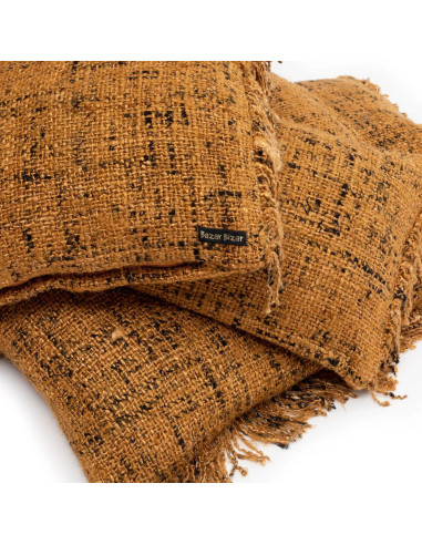 Housse de coussin Oh My Gee - Cannelle Noir - 60x60