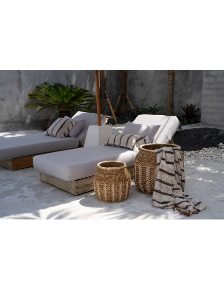 Housse de coussin Oh My Gee - Bohémien Blanc - 40x40