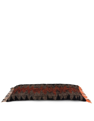Housse de coussin De Oh My Gee - Noir Orange - 35x100