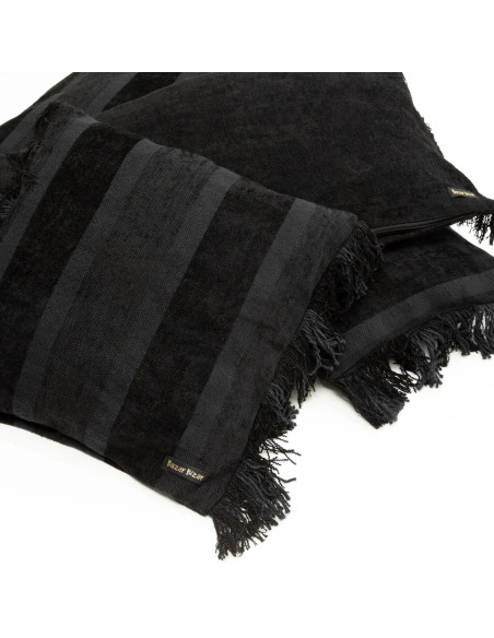 Housse de coussin Oh My Gee - Velours noir - 30x50