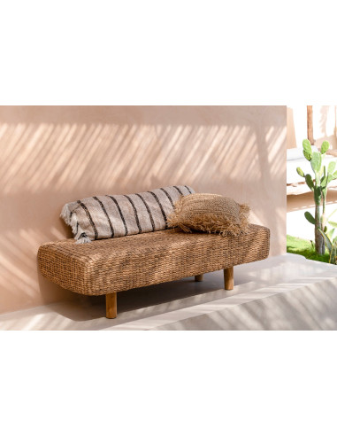 Housse de coussin Oh My Gee - Bohémien Blanc - 35x100