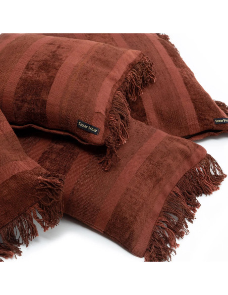 Housse de coussin Oh My Gee - Velours bordeaux - 30x100