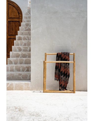 Plaid S'il vous Plaid - noir orange