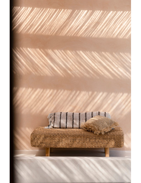 Housse de coussin Oh My Gee - Bohémien Blanc - 35x100